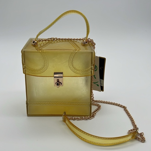 Caleesa Handbags - NWT Jelly Box Purse - Yellow